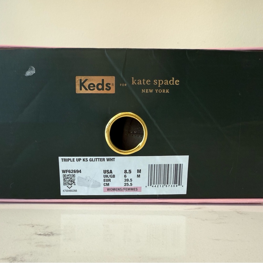 Keds for Kate Spade Platform Glitter Shoes Women’s Size 8.5 - Picture 7 of 8